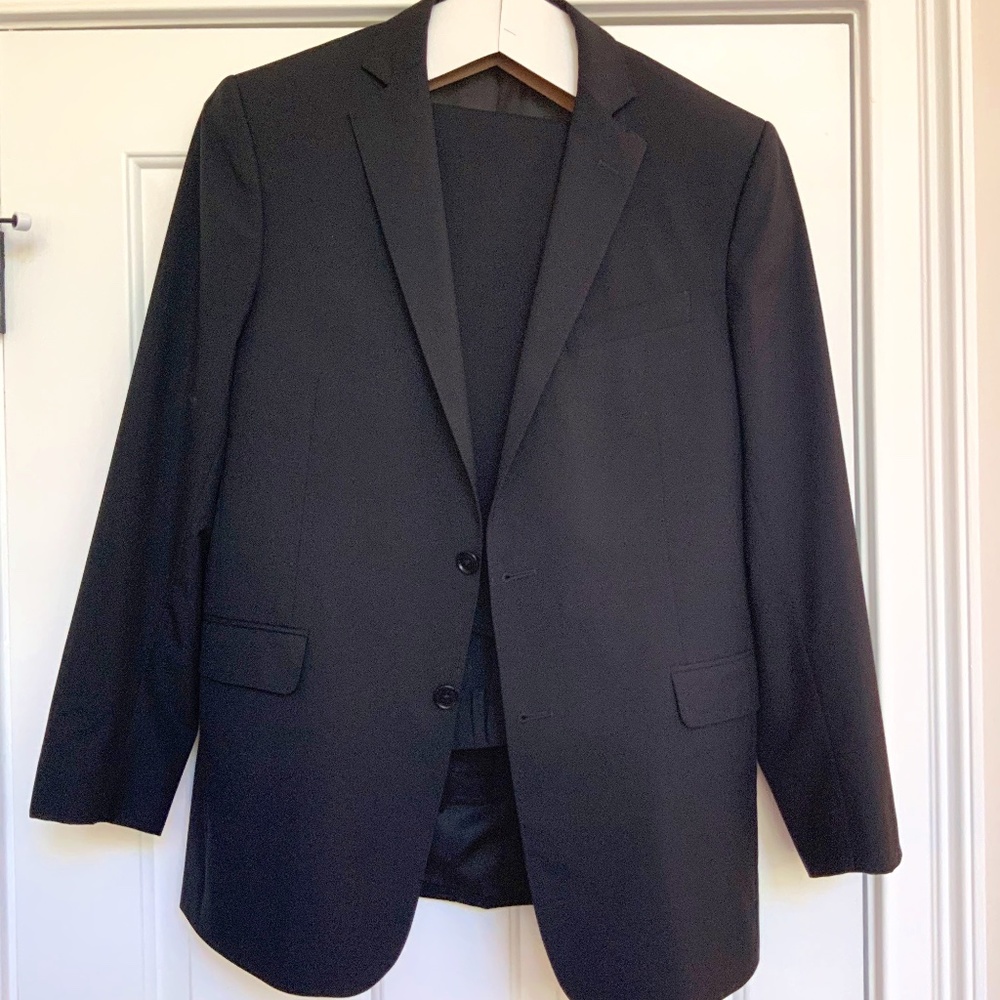 Brooks Brothers Suit, Black, Like New